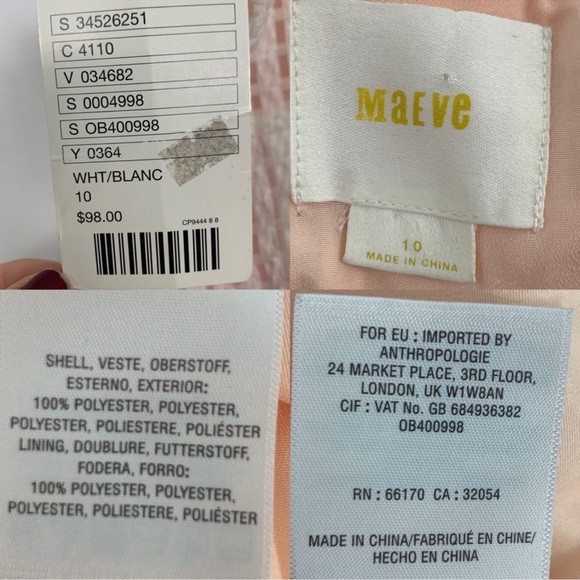 Anthropologie (Maeve) Peplum sleeveless top - Picture 8 of 8